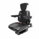 Scaun universal reglabil pe inaltime, cotiere si tetiera pentru tractor, utilaje agricole, industriale, stivuitor