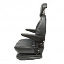 Scaun universal reglabil pentru tractor cu centura de siguranta, cotiere si suspensie 800x610mm
