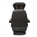 Scaun universal reglabil pentru tractor cu centura de siguranta, cotiere si suspensie 800x610mm