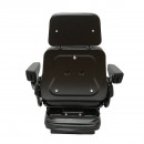 Scaun universal reglabil pentru tractor cu centura de siguranta, cotiere si suspensie mecanica 830x610mm