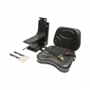 Scaun universal tractor negru reglabil cu centura de siguranta