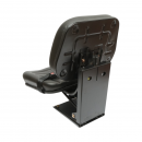 Scaun universal tractor negru reglabil cu centura de siguranta