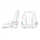 Scaun universal tractor sau stivuitor 
