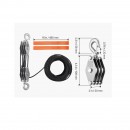 Scripete manual cu raport 5:1, Capacitate 500 kg, Lungime franghie 30.48 m, Otel