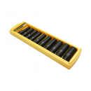 Set 10 chei tubulare de impact lungi 10-24mm, patrat 1/2 inch Cr-Mo Crownman