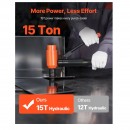 Set 10 perforatoare pentru tabla, Antrenare hidraulica, in trusa, 12.7 – 101.6 mm, 1 x burghiu in trepte, Otel 40Cr