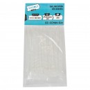 Set 100 bride plastic Detoolz 2.5x100mm , protectie UV, ALB