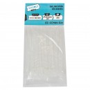 Set 100 bride plastic Detoolz 2.5x100mm , protectie UV, ALB
