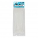 Set 100 bride plastic Detoolz 2.5x200mm, protectie UV, ALB