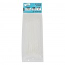 Set 100 bride plastic Detoolz 2.5x200mm, protectie UV, ALB