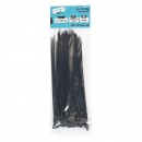 Set 100 bride plastic Detoolz 2.5x200mm, protectie UV, NEGRU