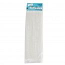 Set 100 bride plastic Detoolz 3.6x300mm, protectie UV, ALB
