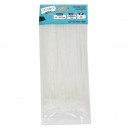 Set 100 bride plastic Detoolz 4.8x200mm , protectie UV, ALB