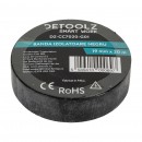 Set 10buc banda izolatoare Detoolz 19mm*20m NEGRU G01