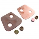Set 12 ferodouri 4mm(77x69) cu nituri pentru disc ambreiaj  D1010 UTB U-1010