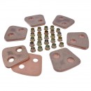 Set 12 ferodouri cu nituri disc ambreiaj 4mm 77x69 D1010 U-1010