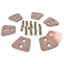 Set 12 ferodouri cu nituri pentru disc ambreiaj 11 toli UTB U-445 si Fiat