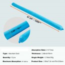 Set 12 sosete absorbante contra scurgerilor accidentale ulei/apa, Capacitate 76 l, Lungime 76 cm