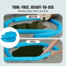 Set 12 sosete absorbante contra scurgerilor accidentale ulei/apa, Capacitate 76 l, Lungime 76 cm