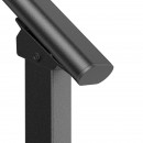 Set 2 balustrade otel, 1-2 trepte Vivatechnix, Dimensiune 1030 x 84 x 920 mm, Unghi reglabil 0° - 40°, Negru