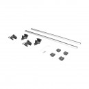 Set 2 bare transversale pentru portbagaj din aluminiu cu antifurt 1200mm Breckner Germany