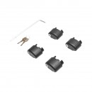Set 2 bare transversale pentru portbagaj din aluminiu cu antifurt 1200mm Breckner Germany