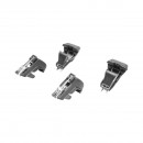Set 2 bare transversale pentru portbagaj din aluminiu cu antifurt 1200mm Breckner Germany