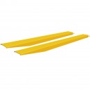 Set 2 extensii pentru furci stivuitor, Lungime totala 182 cm, Latime interioara 11.5 cm, Capacitate 1.8 Tone, Otel