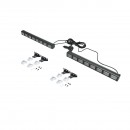Set 2 lampi LED stroboscopice cu ventuze, 96W, 9-30V, 5 culori, 8 module 385x40x36mm