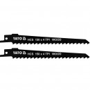 Set 2 panze pentru fierastrau sabie, Yato YT-33921, pentru lemn, 150 mm, 4TPI, HCS