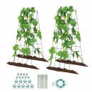 Set 2 spaliere pentru castraveti, plante agatatoare, 100x80, Pliabil