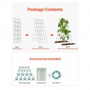 Set 2 spaliere pentru castraveti, plante agatatoare, 100x80, Pliabil