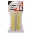 Set 20 tuburi termocontractibile Yato YT-81443, transparente, max diametru 4-6mm