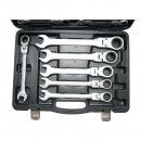 Set 22 chei combinate cu clichet articulate CrV 6-32mm Breckner Germany