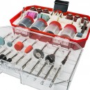Set 227 accesorii pentru mini polizor drept in cutie