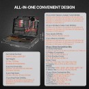 Set 246 burghie, biti, carote, HSS, Cr-V, cutie transport, etichete clare pentru organizare