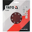 Set 3 discuri abrazive Yato YT-83467, pentru tencuiala, P240, 180mm