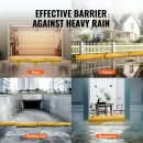 Set 4 Bariere contra inundatiilor, Lungime 122 cm, Latime 25 cm, Portabile, PVC Industrial