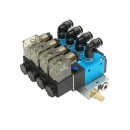 Set 4 electroventile Tractor Forestier 12V cu rampa 2 deschis/2 inchis pentru DISRA99