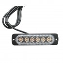 Set 4 lampi LED stroboscopice 24W, 12-24V, galben, unitate control cu 4 module 110x28x12mm