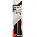 Set 5 batoane de lipici termofuzibil, Yato YT-82439, 11.2x200mm, Maro