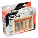 Set 5 freze pentru lemn Yato YT-33015, 5buc,15-35mm
