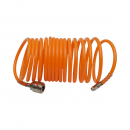 Set 5 piese aer comprimat vopsit, suflat, umflat, spalat cu furtun spiralat 5m Breckner Germany