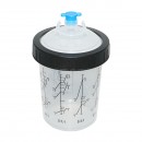 Set 50 pahare 400 ml mixare vopsea cu capac filtrant 125 microni pentru pistol de vopsit