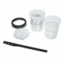 Set 50 pahare 400 ml mixare vopsea cu capac filtrant 125 microni pentru pistol de vopsit