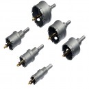 Set 6 carote TCT pentru metal in cutie aluminiu