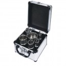 Set 6 carote TCT pentru metal in cutie aluminiu
