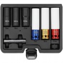 Set 6 tubulare impact pentru jante aliaj, 17,19,21 MM