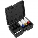 Set 6 tubulare impact pentru jante aliaj, 17,19,21 MM