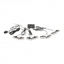 Set 8 stroboscoape cu 3 LED-uri, lumina galbena 12V Breckner Germany